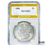 1888 Morgan Silver Dollar PGA MS65
