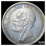 1890 Sweden Silver 2 Kronor