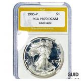 1995-P Silver Eagle PGA PR70 DCAM