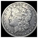 1891-CC Silver Morgan Dollar NEARLY UNCIRCULATED