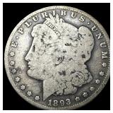1893-O Silver Morgan Dollar LIGHTLY CIRCULATED