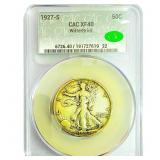 1927-S Walking Liberty Half Dollar CAC XF40