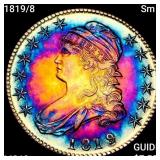 1819/8 Sm 9 Capped Bust Half Dollar CHOICE BU