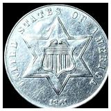 1861 Silver Three-Cent Piece UNCIRCULATED