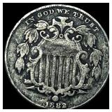 1882 Shield Nickel NEARLY UNCIRCULATED