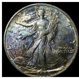 1935-S Silver Walking Liberty Half Dollar UNCIRCUL