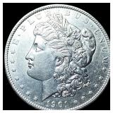1901 Silver Morgan Dollar CHOICE AU