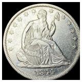 1844 Silver Half Dollar (Seated Liberty) UNCIRCULA