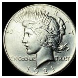 1921 Silver Peace Dollar CHOICE AU