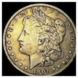 1901 Morgan Silver Dollar NEARLY UNCIRCULATED