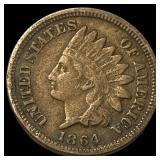 1864 Bronze Indian Head Cent NEARLY UNCIRCULATED