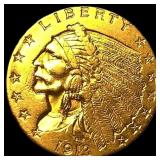 1913 Indian Head Gold $2.50 Quarter Eagle UNCIRCUL
