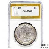 1899 Morgan Silver Dollar PGA MS65