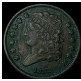 1832 Classic Head Half Cent NEARLY UNCIRCULATED