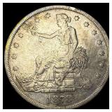 1878-S Silver Trade Dollar NEARLY UNCIRCULATED