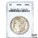 1901 Morgan Silver Dollar PCGC XF40