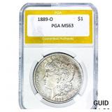 1889-O Morgan Silver Dollar PGA MS63