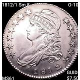 1812/1 Sm 8 O-102 Capped Bust Half Dollar UNC