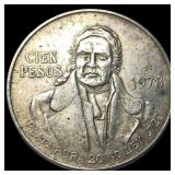 1978 Mexico Silver 100 Pesos UNCIRCULATED