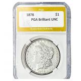 1878 Morgan Silver Dollar PGA BU