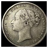1883 Great Britain Silver 1 Shilling