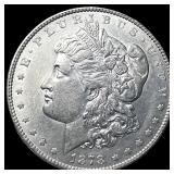 1878-S Silver Morgan Dollar CLOSELY UNCIRCULATED