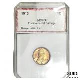 1910 Wheat Cent PCI MS63