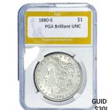 1880-S Morgan Silver Dollar PGA Brilliant UNC