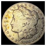 1904-S Silver Morgan Dollar NICELY CIRCULATED
