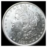1881 PL Morgan Silver Dollar GEM BU