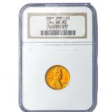 1966 Wheat Cent NGC MS68 RD