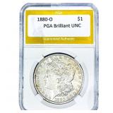 1880-O Morgan Silver Dollar PGA BU