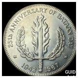 1967 Philippines Silver 1 Peso