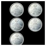 [5 Coins] Japan WWII Sen