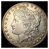 1897-S Morgan Silver Dollar CLOSELY UNCIRCULATED