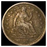 1856 Seated Liberty Half Dime LIGHTLY CIRCULATED