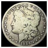 1886 Silver Morgan Dollar LIGHTLY CIRCULATED