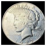 1927 Peace Silver Dollar CLOSELY UNCIRCULATED