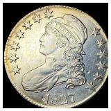 1827 Capped Bust Half Dollar CHOICE AU