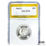 1942/1 Mercury Silver Dime PGA XF45