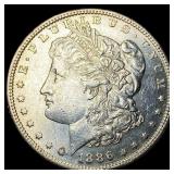 1886-S Silver Morgan Dollar CHOICE AU