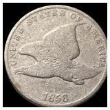 1858 Flying Eagle Cent NICELY CIRCULATED