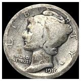 1916 Mercury Dime LIGHTLY CIRCULATED