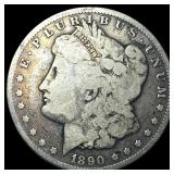 1890-CC Silver Morgan Dollar NEARLY UNCIRCULATED