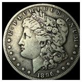 1896-S Silver Morgan Dollar LIGHTLY CIRCULATED