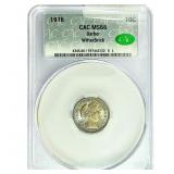 1916 Barber Dime CAC MS66 WitterBrick