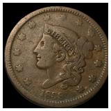 1838 Coronet Head Large Cent LIGHTLY CIRCULATED