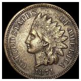 1911 Indian Head $2.5 Gold Quarter Eagle & 1871 In