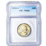 1935-S Washington Silver Quarter ICG MS65
