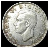 1938 Great Britain Silver 2 Shillings